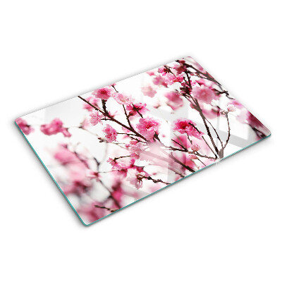 Chopping board Cherry blossoms in bloom