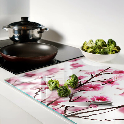 Chopping board Cherry blossoms in bloom