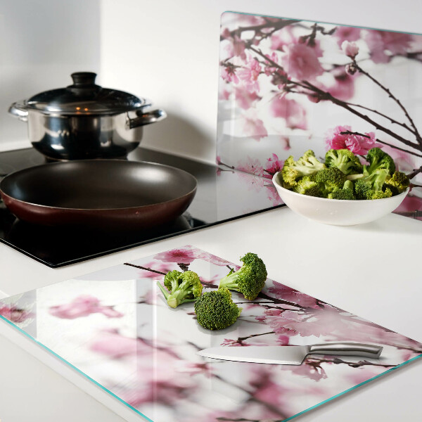 Chopping board Cherry blossoms in bloom