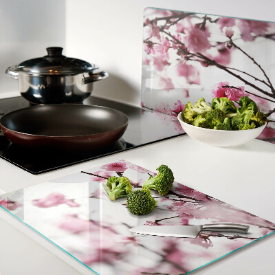 Chopping board Cherry blossoms in bloom