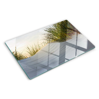 Cutting board Green grass against the sky