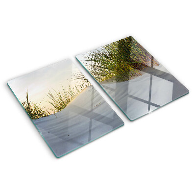 Cutting board Green grass against the sky