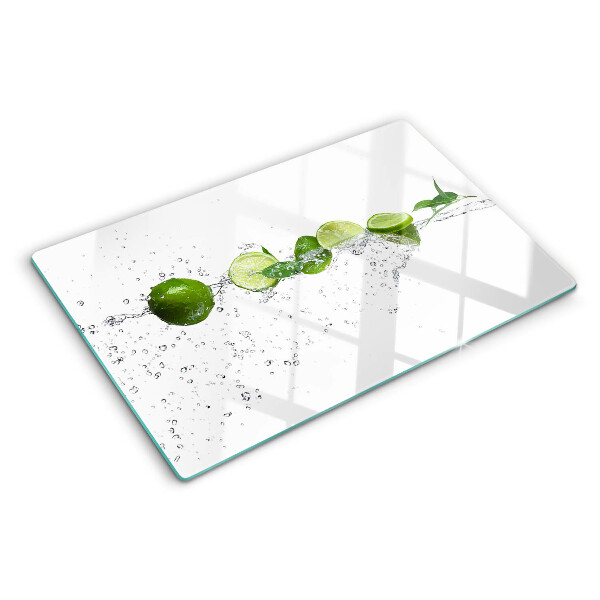 Chopping board Lemons in water