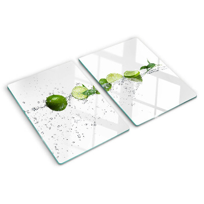 Chopping board Lemons in water