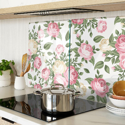 Cutting board Floral rose pattern