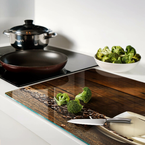 Cutting board Coffee and a cup