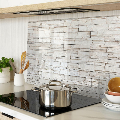 Glass kitchen board Slate stone