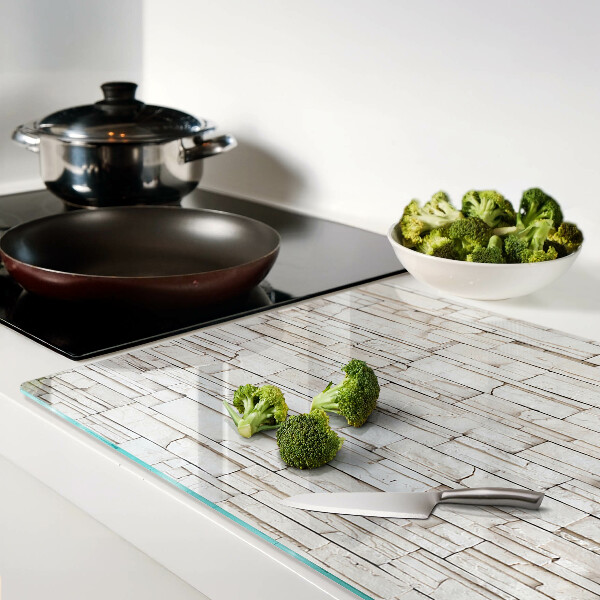Glass kitchen board Slate stone
