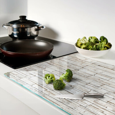 Glass kitchen board Slate stone