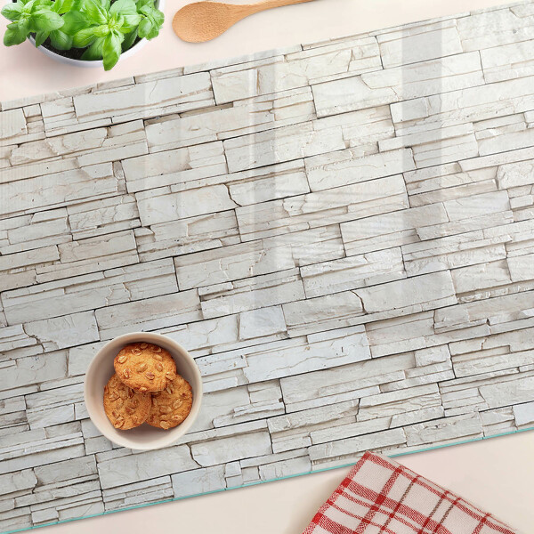 Glass kitchen board Slate stone
