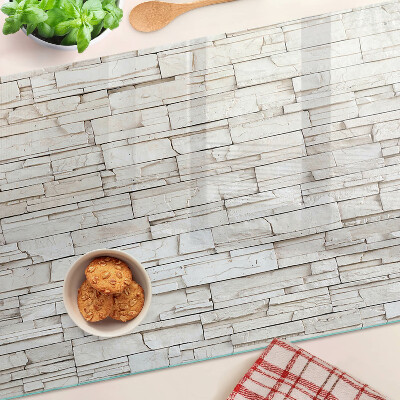 Glass kitchen board Slate stone
