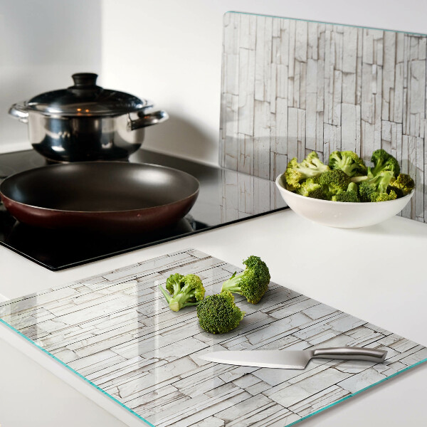 Glass kitchen board Slate stone
