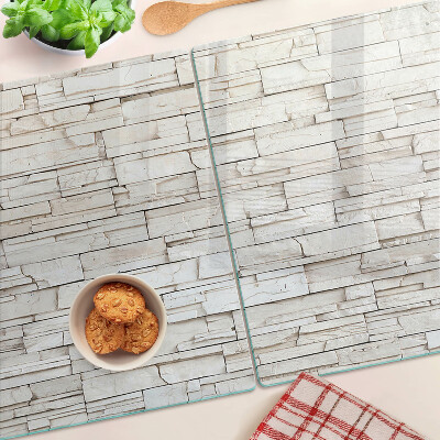 Glass kitchen board Slate stone