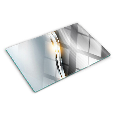 Glass cutting board Abstract pattern with lines