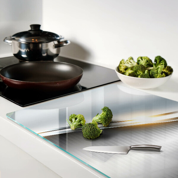 Glass cutting board Abstract pattern with lines