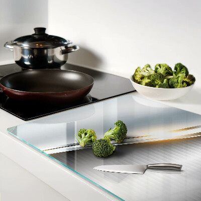 Glass cutting board Abstract pattern with lines