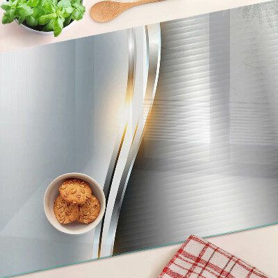 Glass cutting board Abstract pattern with lines