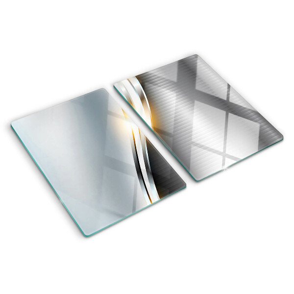 Glass cutting board Abstract pattern with lines