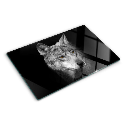 Chopping board Wolf in shades of gray
