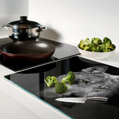 Chopping board Wolf in shades of gray