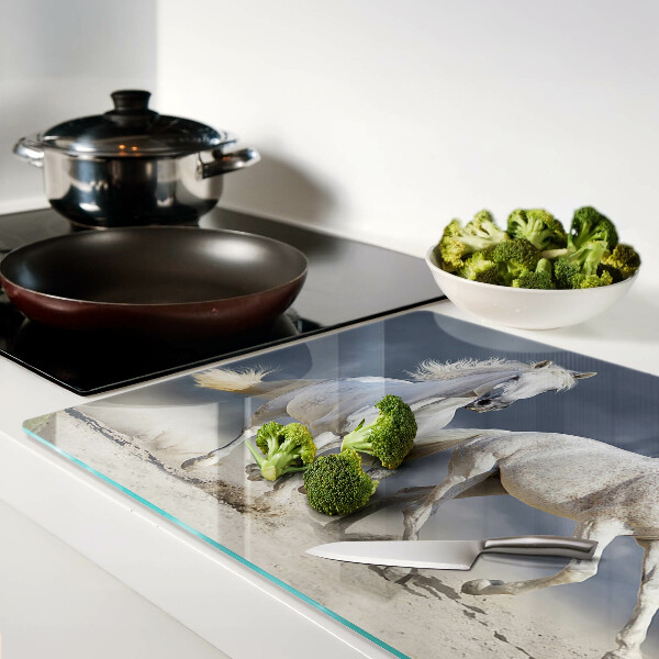Chopping board White horses on the run