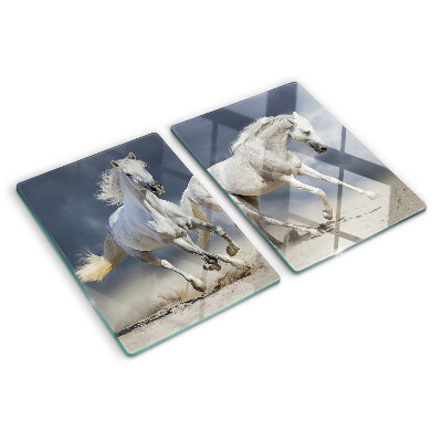 Chopping board White horses on the run