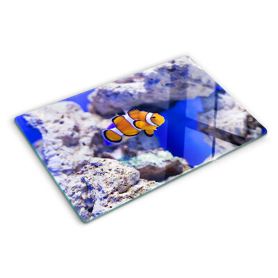 Cutting board Clownfish among the rocks