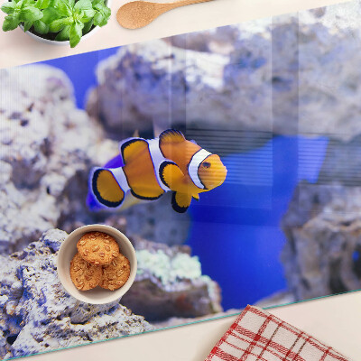 Cutting board Clownfish among the rocks