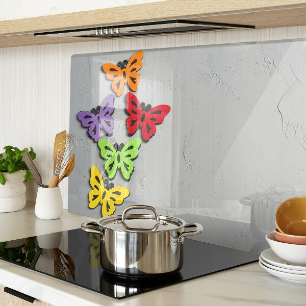 Chopping board Colorful butterflies motif