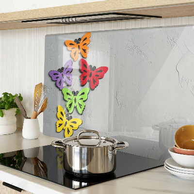 Chopping board Colorful butterflies motif