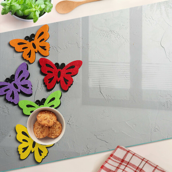 Chopping board Colorful butterflies motif
