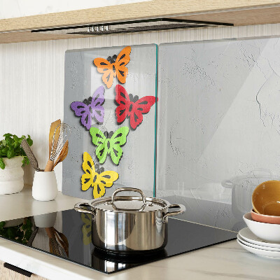 Chopping board Colorful butterflies motif