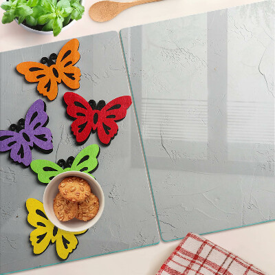 Chopping board Colorful butterflies motif