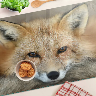 Cutting board Young red fox