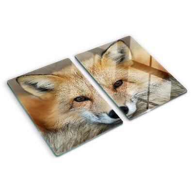 Cutting board Young red fox
