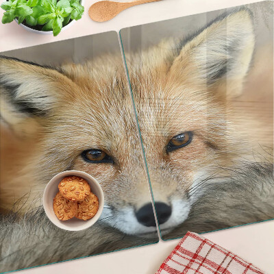 Cutting board Young red fox