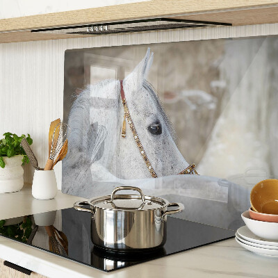 Chopping board White young horse