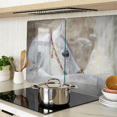 Chopping board White young horse