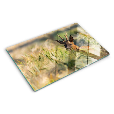 Cutting board A fawn in the field