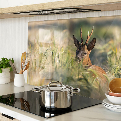 Cutting board A fawn in the field