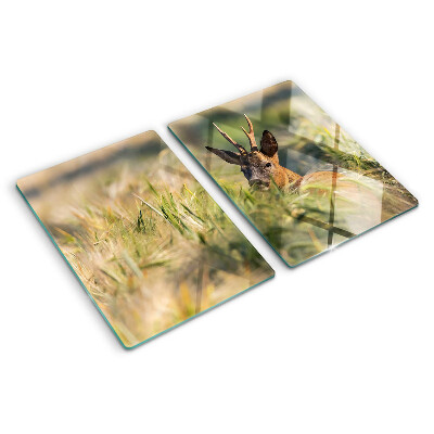 Cutting board A fawn in the field