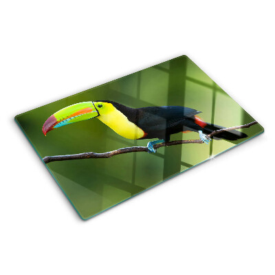 Cutting board Toucan on a branch