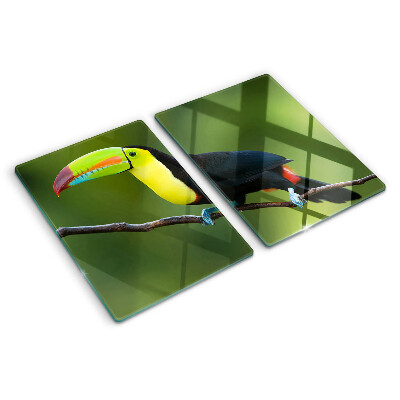 Cutting board Toucan on a branch