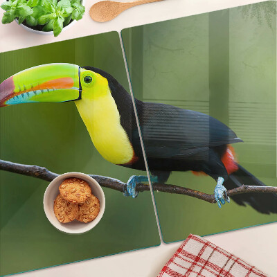 Cutting board Toucan on a branch