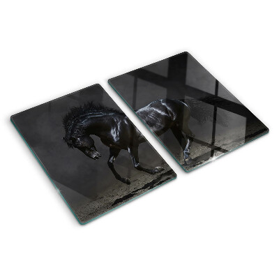 Chopping board glass A dark horse in motion