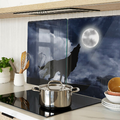 Cutting board Wolf in the moonlight