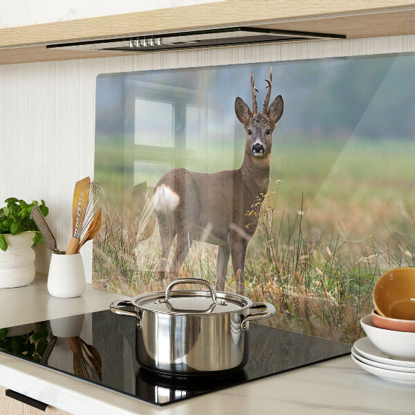 Chopping board Roe deer in its natural habitat