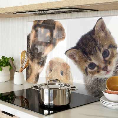 Chopping board Dogs, cats, rabbits