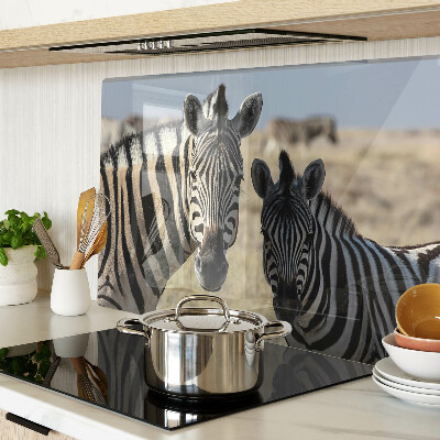 Chopping board Zebras in their natural habitat