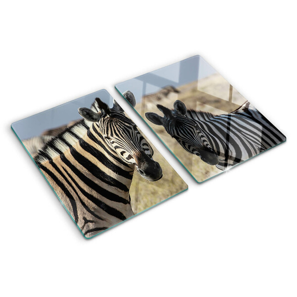 Chopping board Zebras in their natural habitat